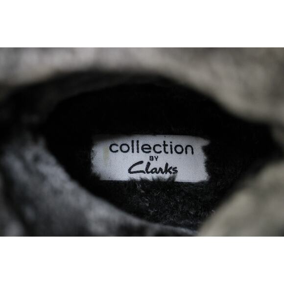 Clarks Boots Womens Size US 8M Black Aveleigh Edge Suede Comfort Waterproof NWOB - Picture 2 of 11